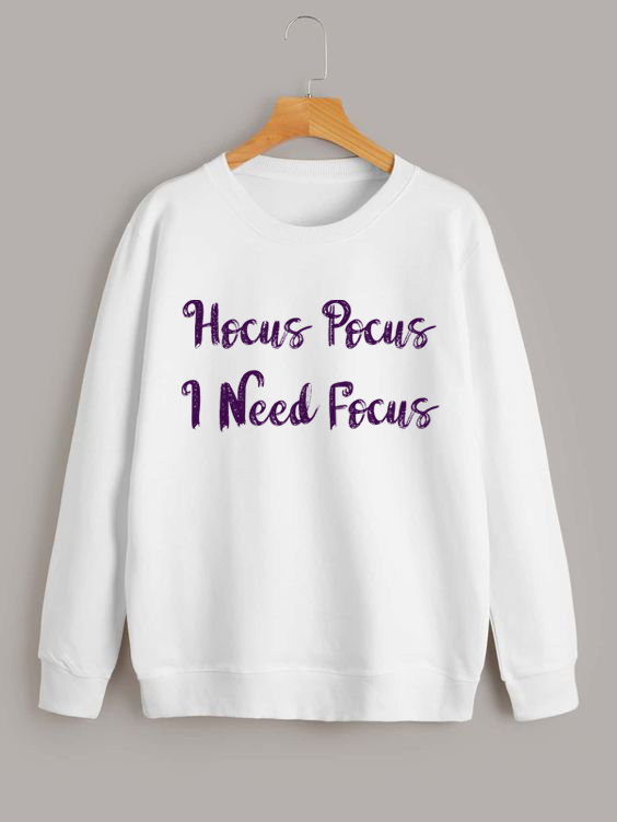 Moletom Hocus Pocus I Need Focus