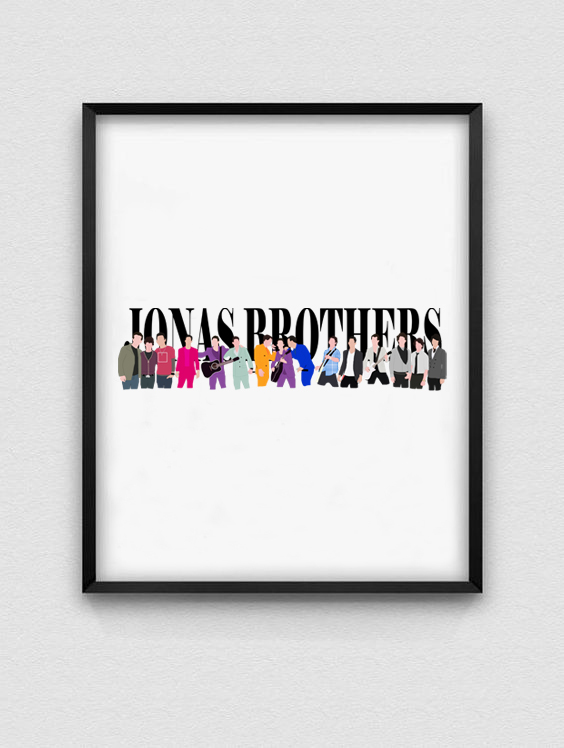 Quadro Jonas Brothers Eras
