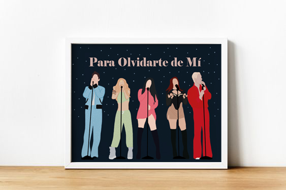 Quadro Para Olvidarte de Mi