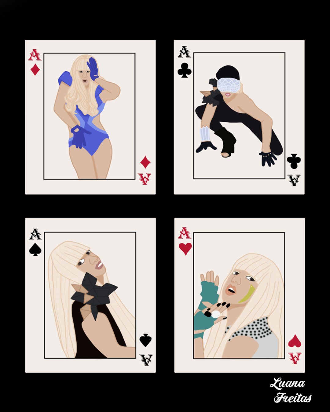 Quadro Poker Face