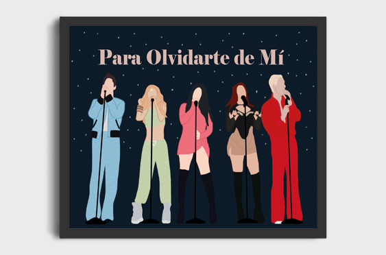 Quadro Para Olvidarte de Mi