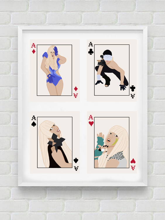 Quadro Poker Face