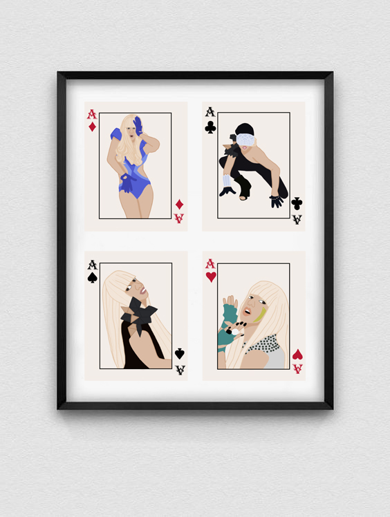 Quadro Poker Face