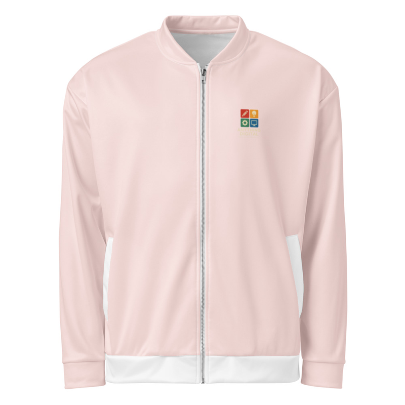Anything Digital Unisex Bomber Jacket Misty Rose