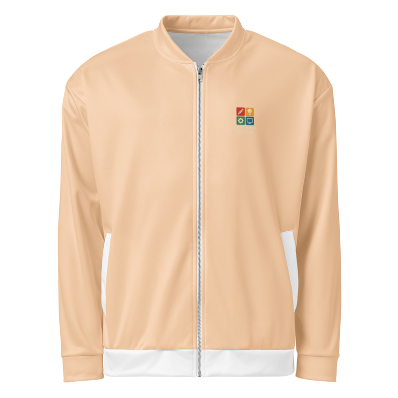 Anything Digital Unisex Bomber Jacket Sandy Beach