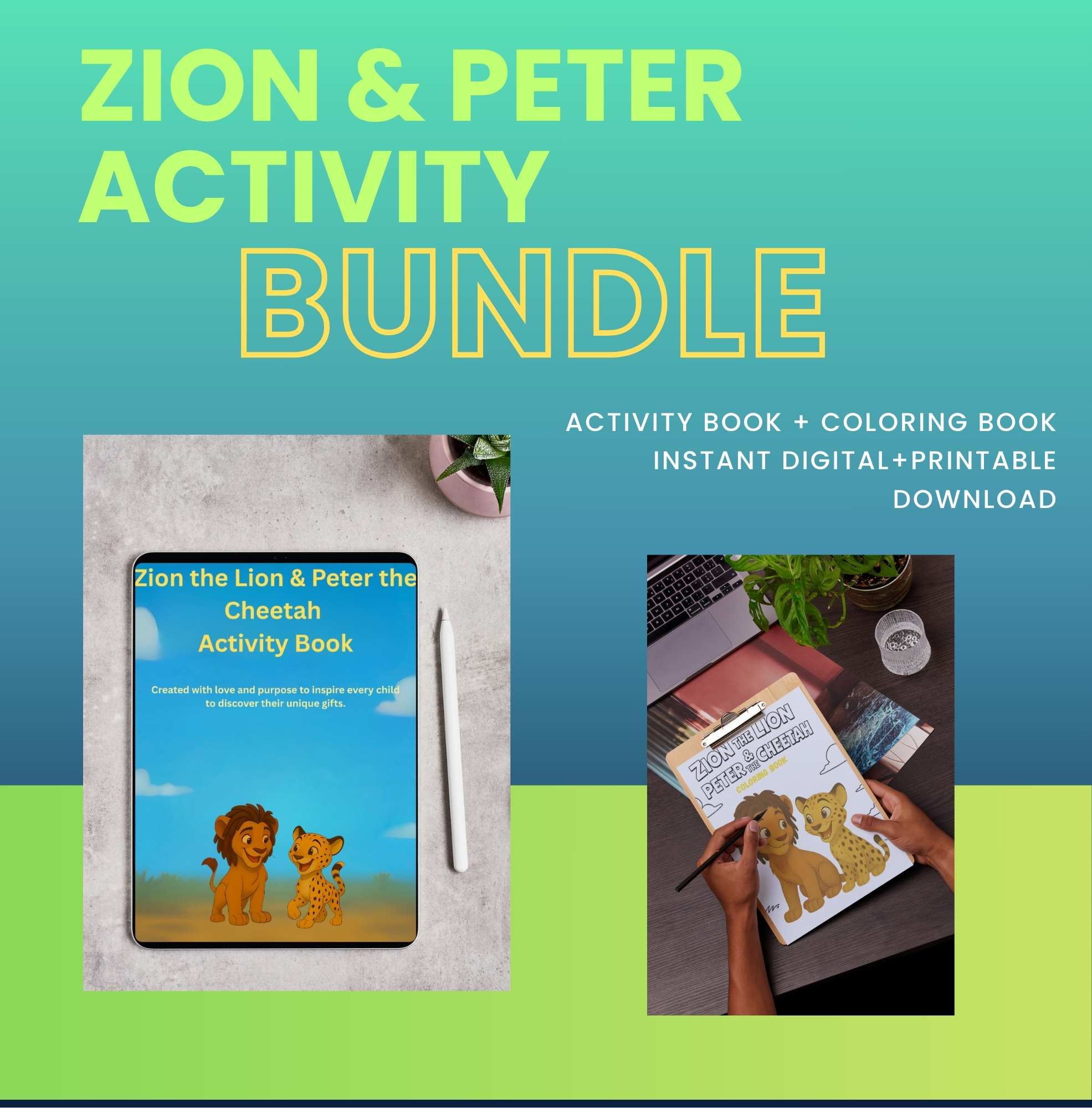 Zion & Peter Activity Bundle