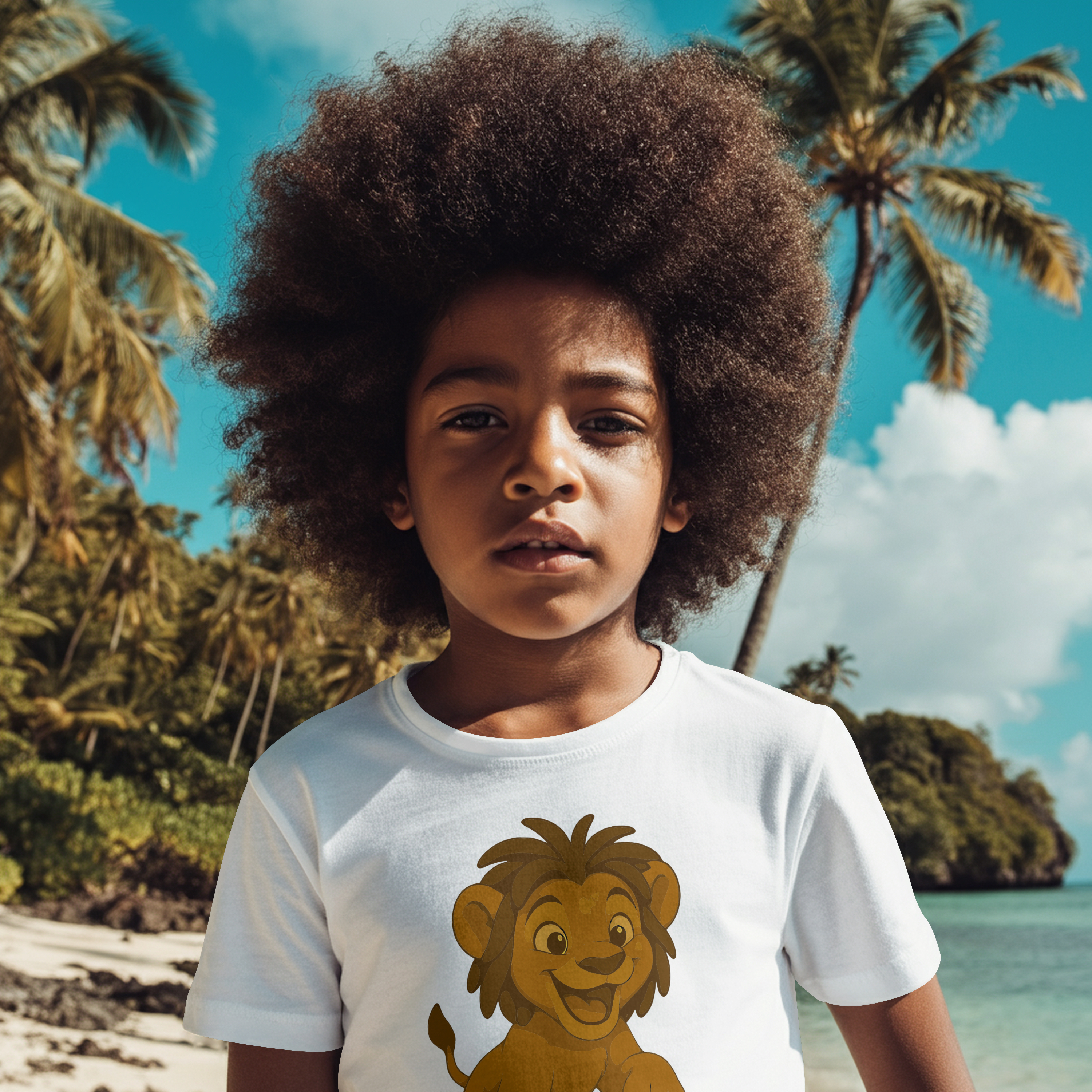 Kids' Zion the Lion Graphic T-Shirt