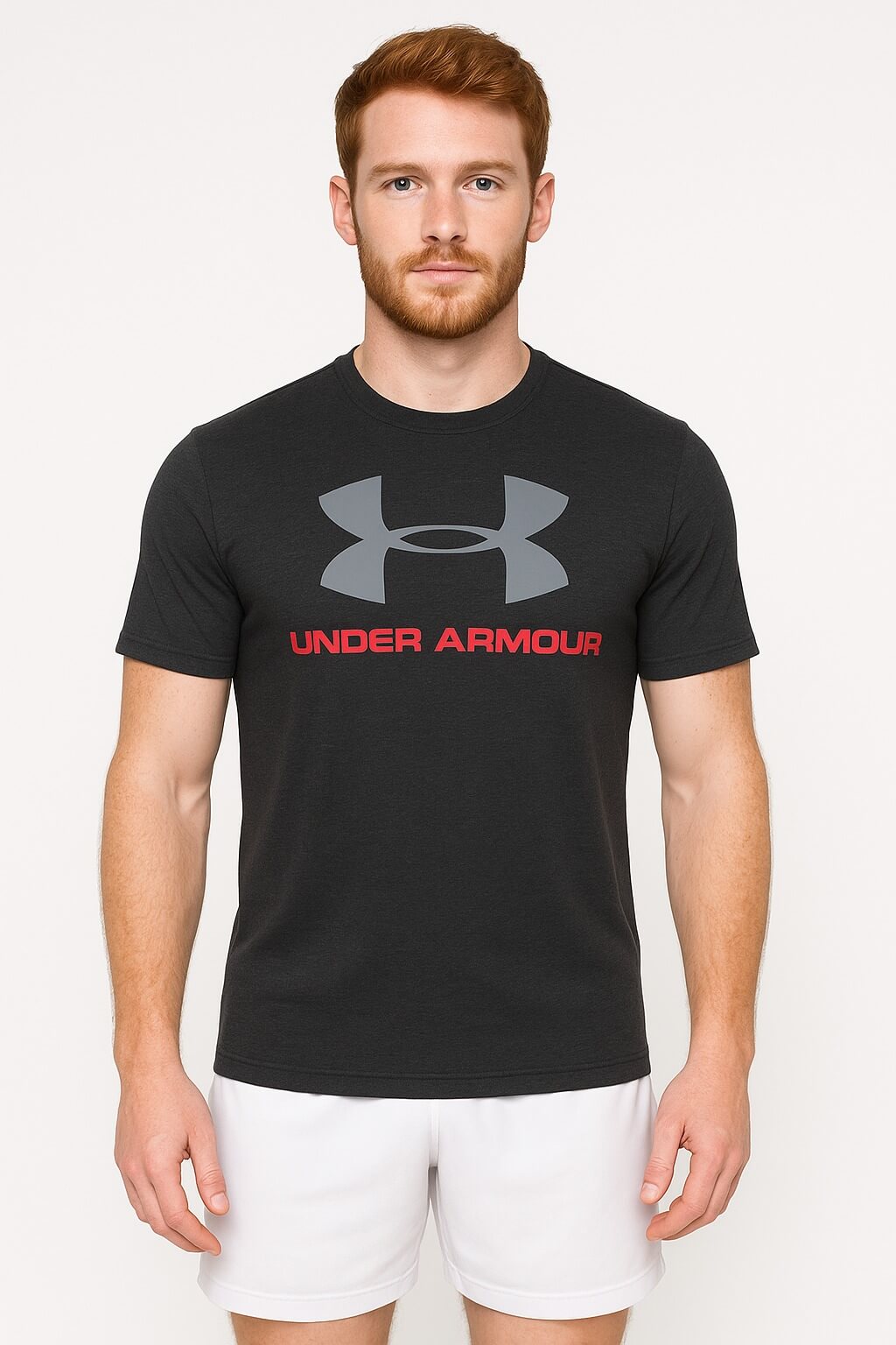 Playera Sport Con Estampado Grande Para Hombre