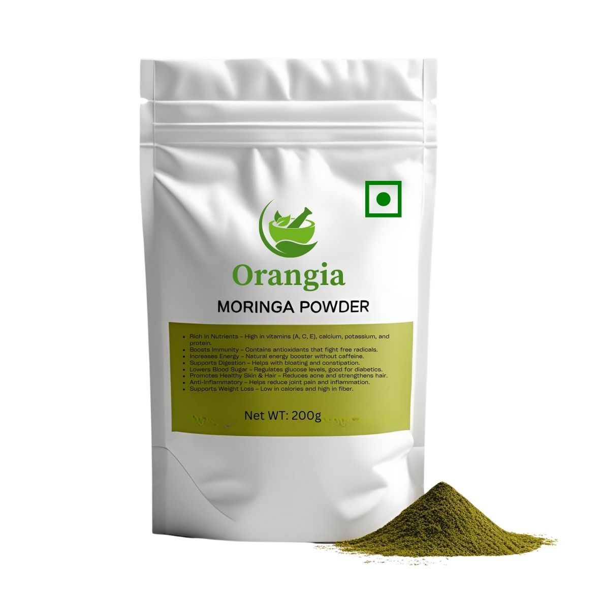 Orangia Organic Moringa Powder 200g