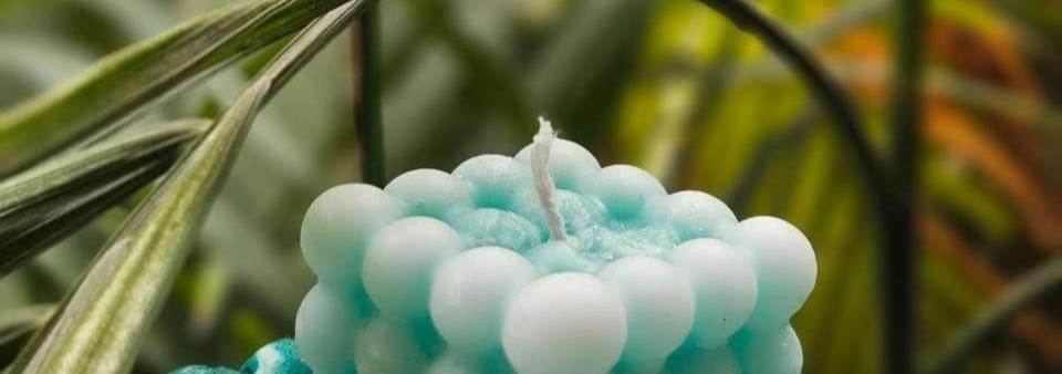 Bubble Cube Candle