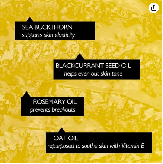 UpCircle Cleansing Face Balm with Apricot 55ml - Natural Cleanser To Remove Makeup, Including Waterproof Mascara + Clear Blackheads - Sea Buckthorn, Oat + Rosemary Oil - Vegan + Cruelty-Free