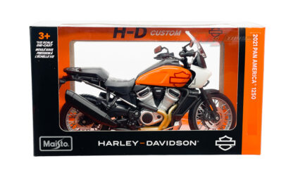 Maisto 1:12 2021 Harley-Davidson Pan America 1250 – Orange – H-D Custom