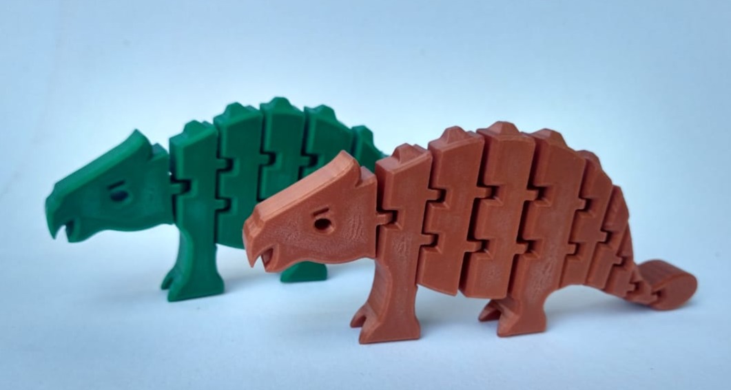 Dinosaurios articulados 3D