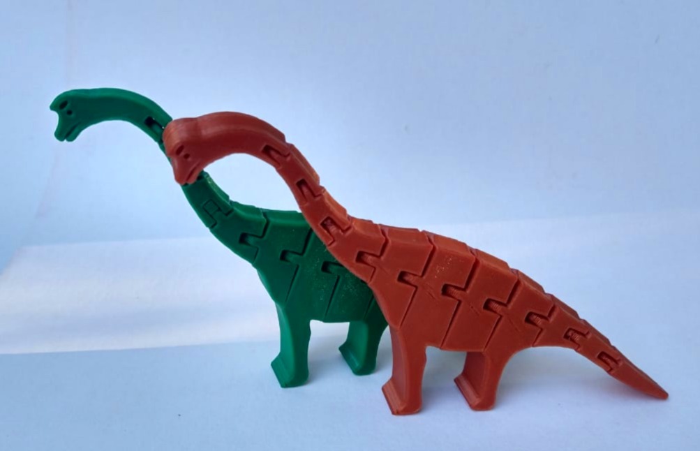 Dinosaurios articulados 3D