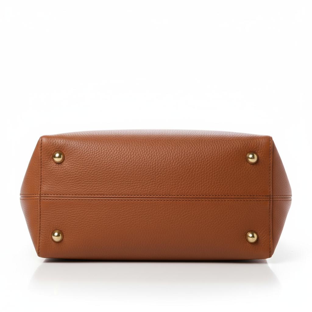 Classic Brown Leather Tote Bag