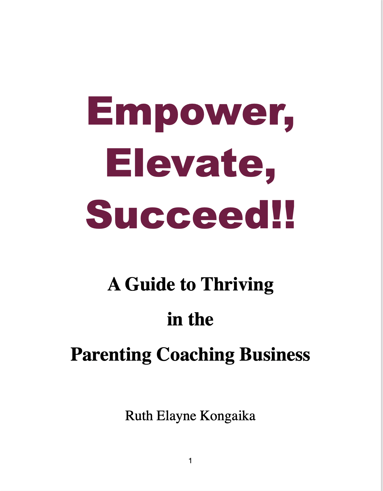 Empower, Elevate, Succeed!!