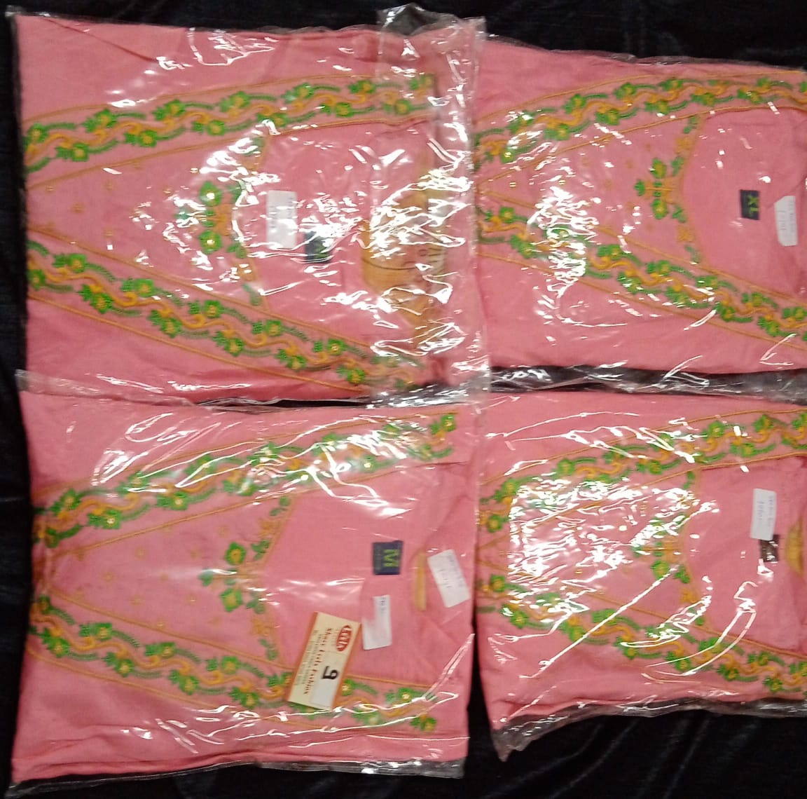 Pink Traditional Embroidered Dresses
