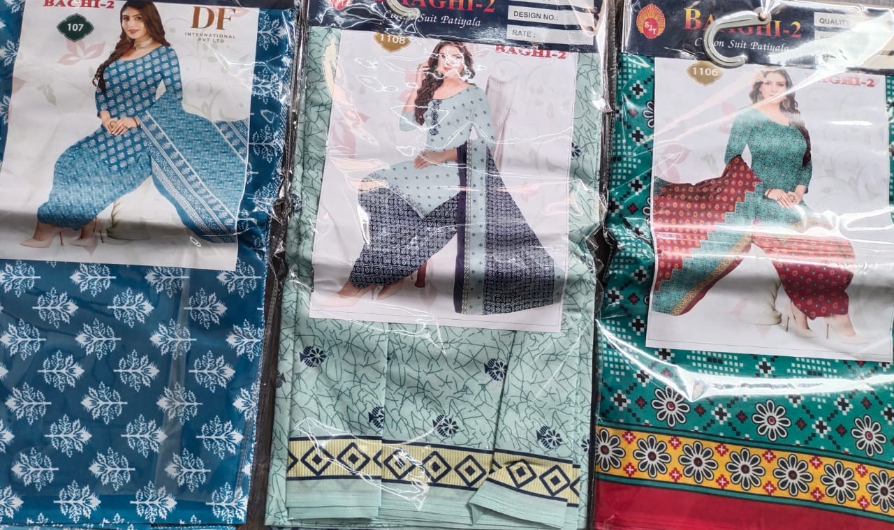 Printed Cotton dress material