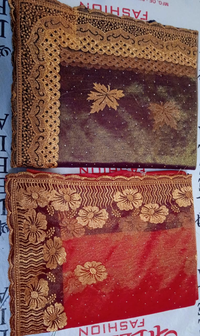 Embroidered Ladies Saree