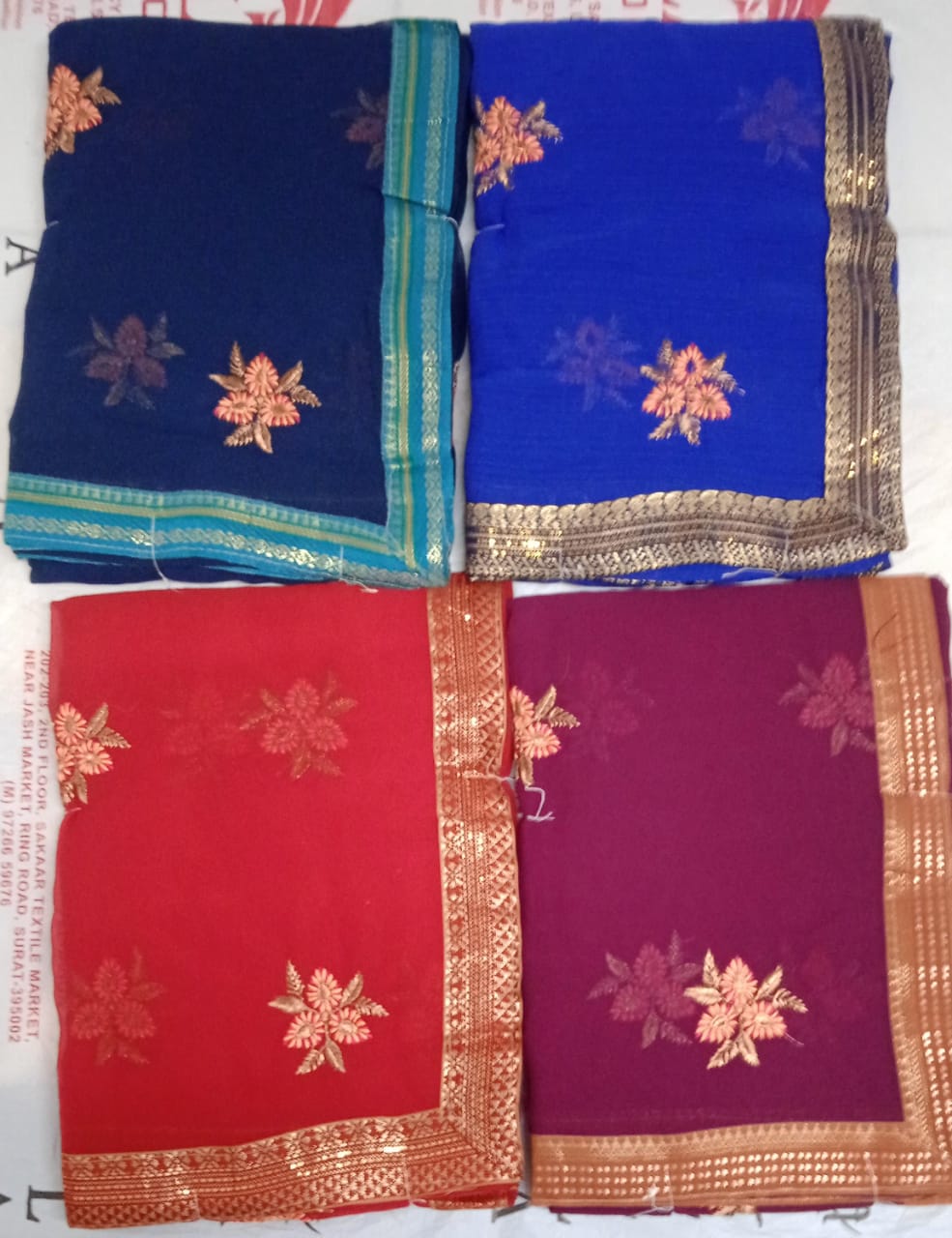 Embroidered Saree Collection