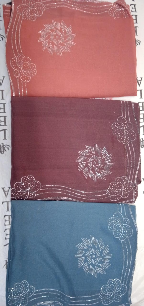 Embroidered Decorative Fabric Set