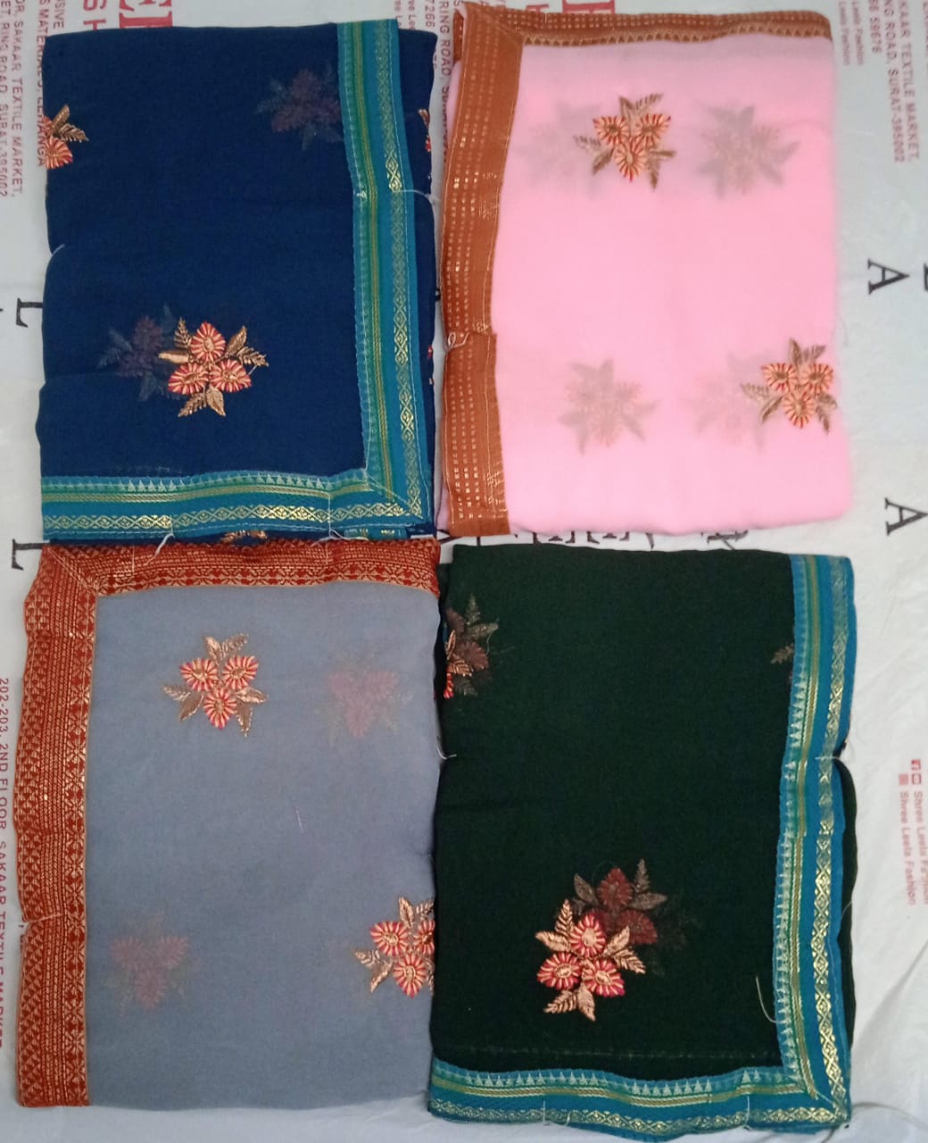 Embroidered Saree Collection