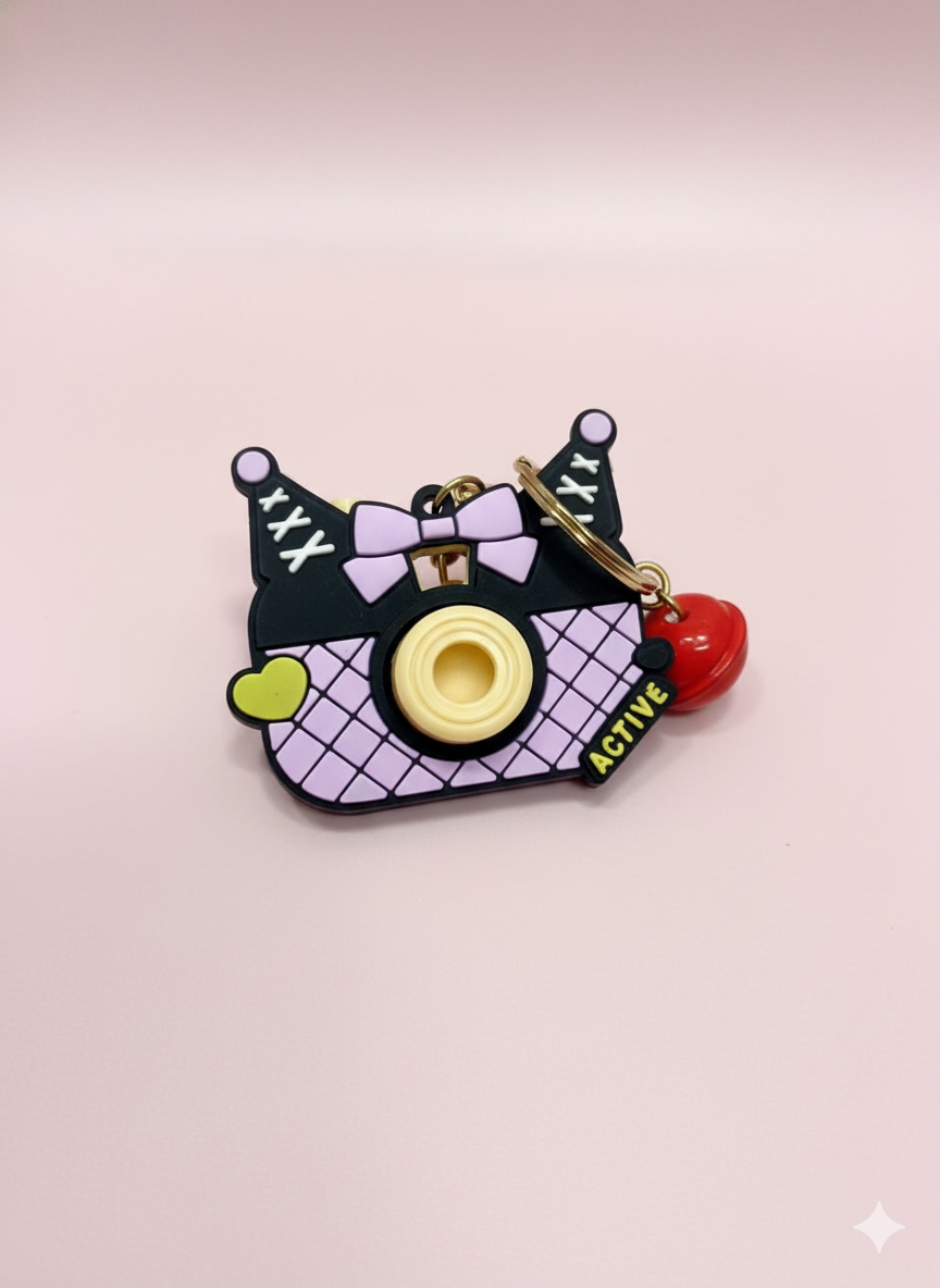 Camera Shaped Keychain