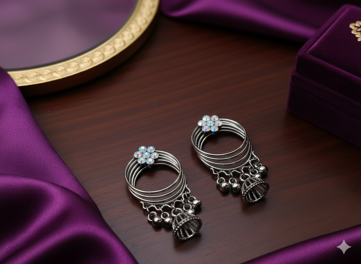 Silver Hoop Earrings
