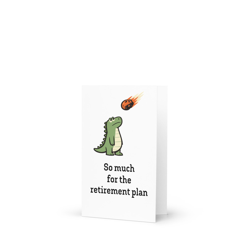 Funny Dinosaur Birthday Card