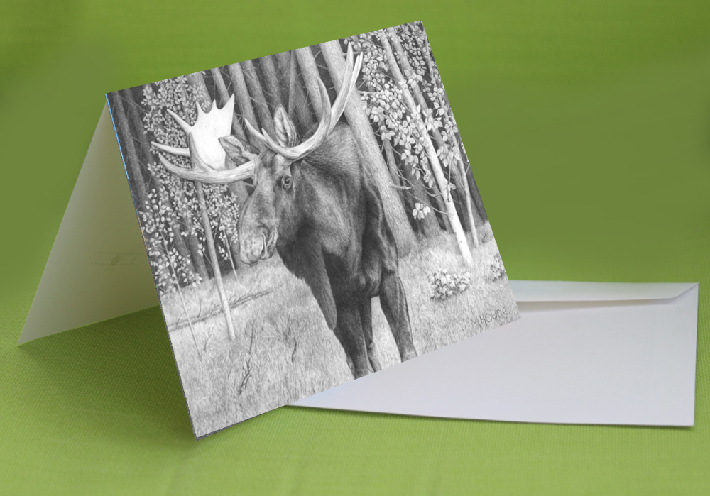 "Bull Moose" - Art Card