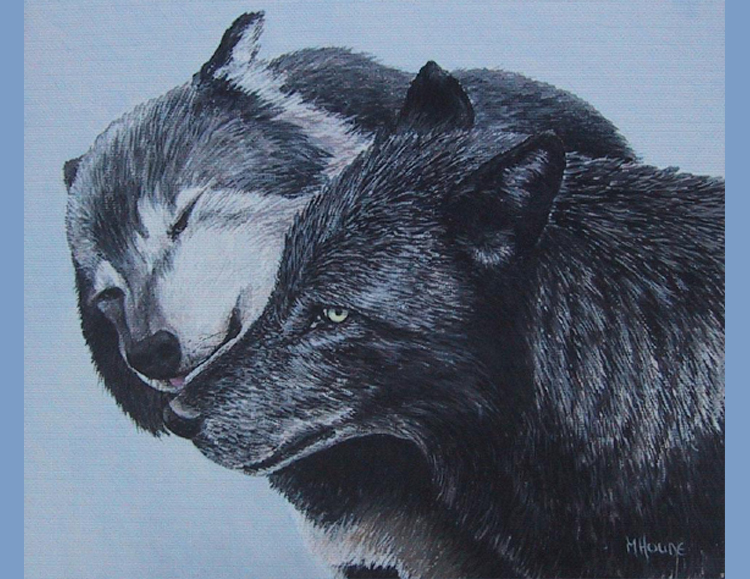 "Wolf Love" - Art Card