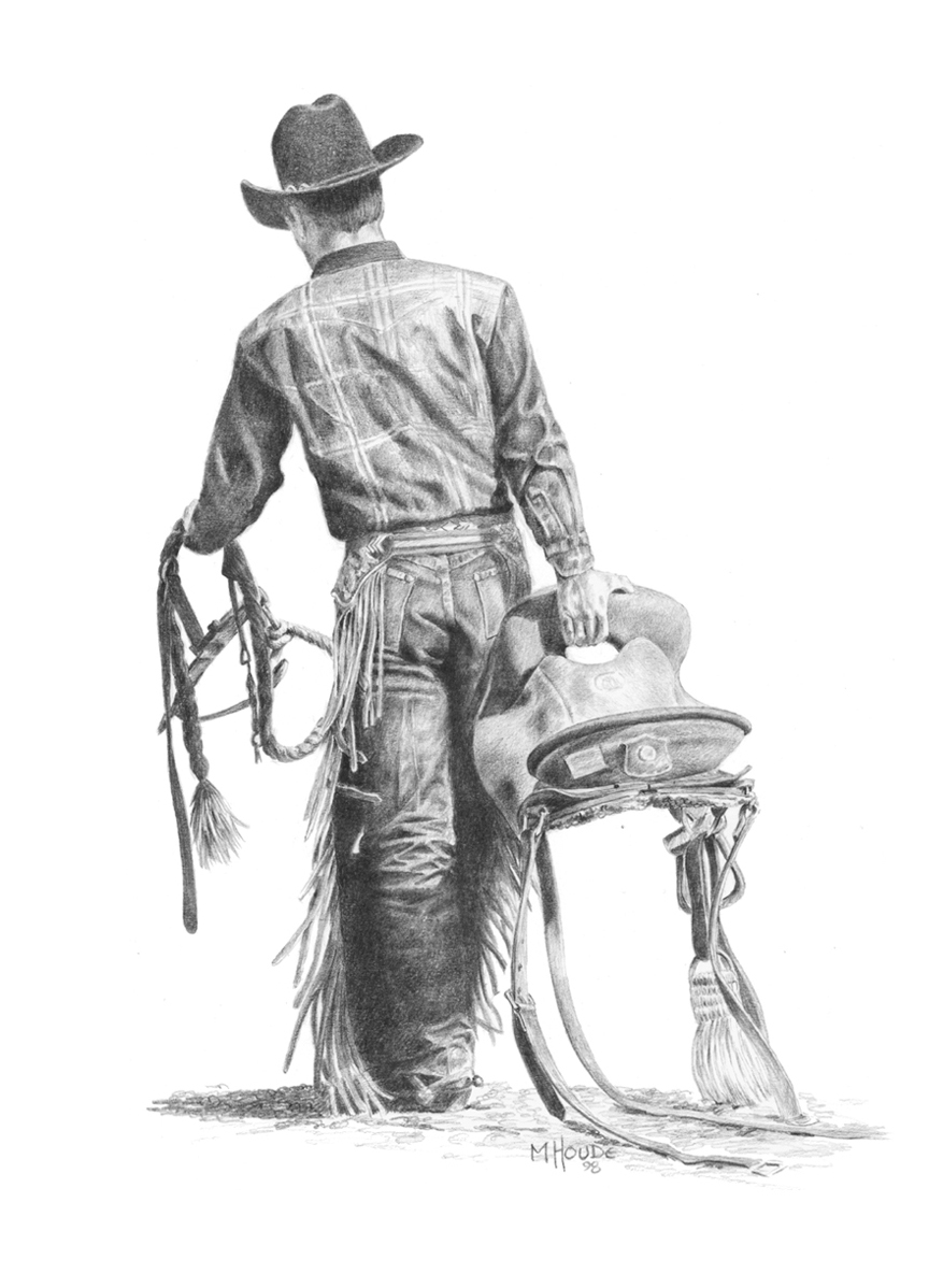 "Outta The Saddle" - Art Card