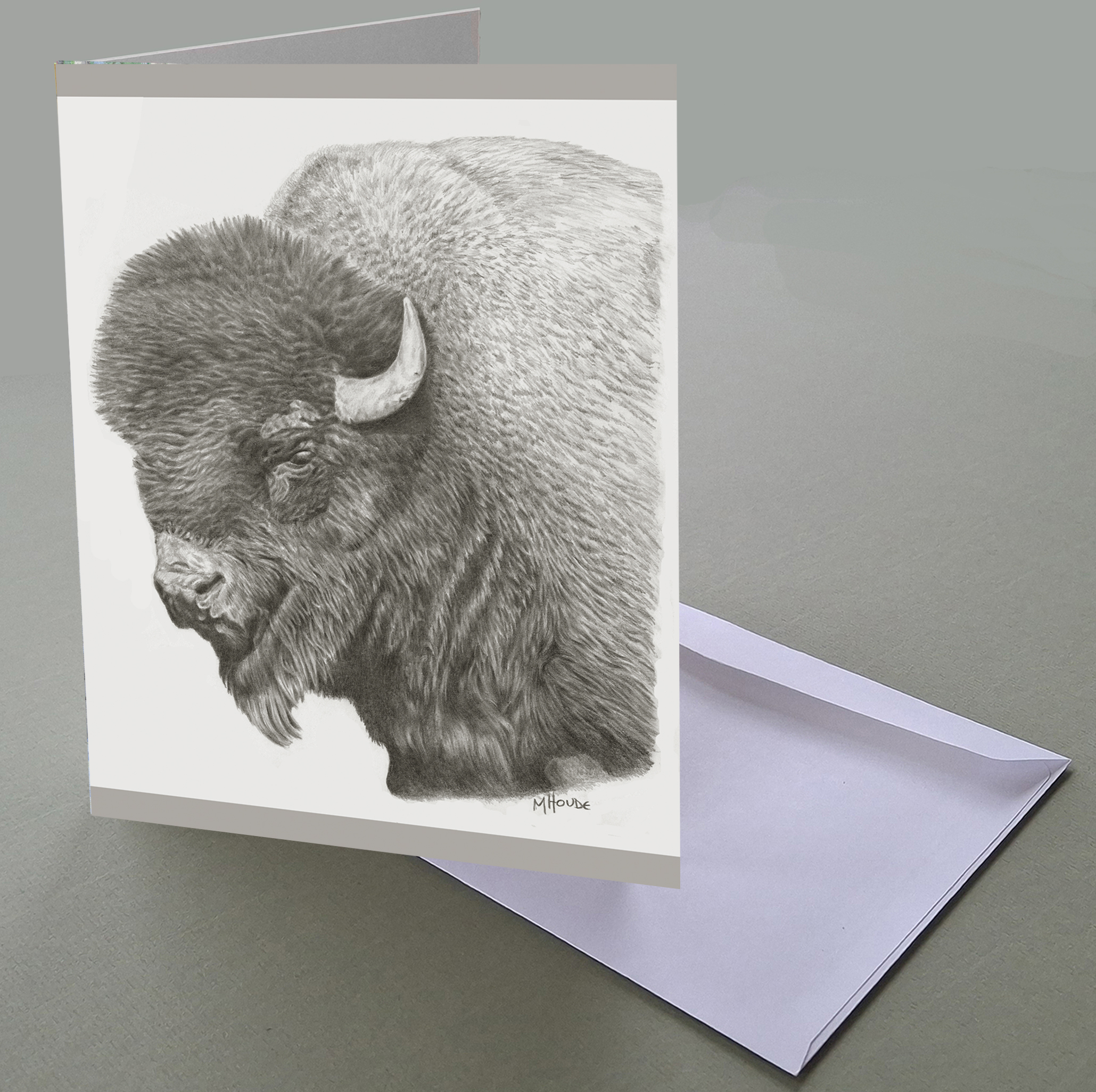 "Bison" - Art Card