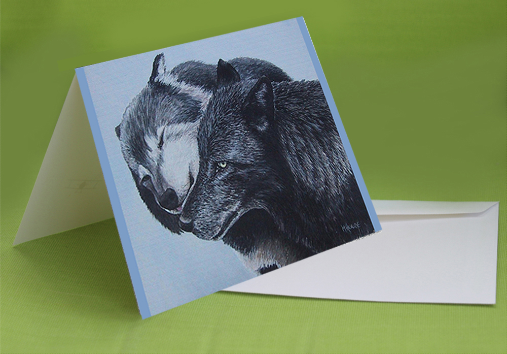 "Wolf Love" - Art Card
