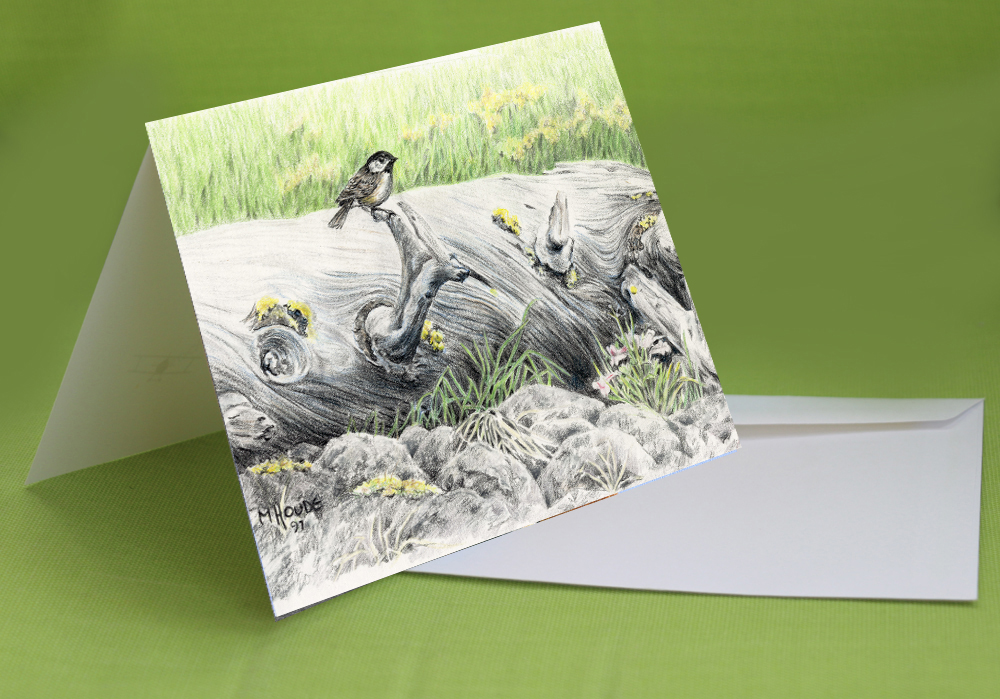 "Chickadee" - Art Card