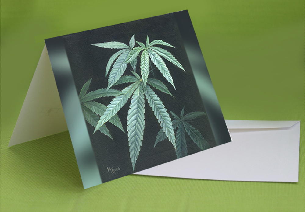 "Canabis" - Art Card