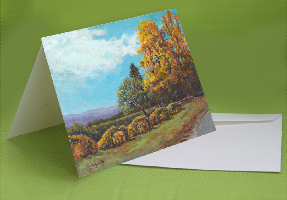 "Belgo Vineyard Art Card