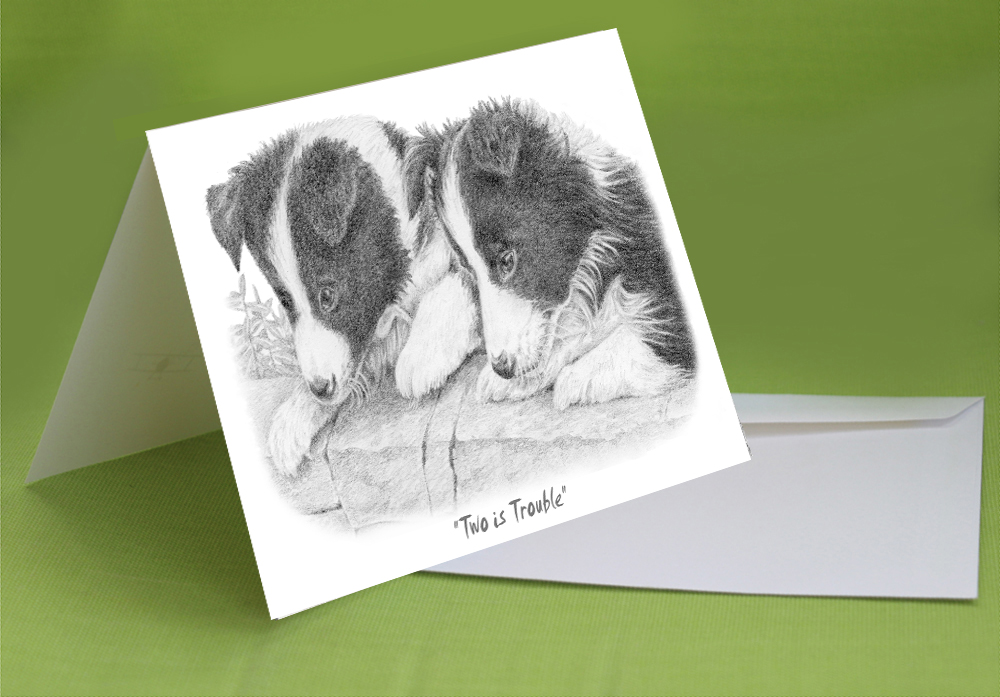 "Two's Trouble" - Art Card