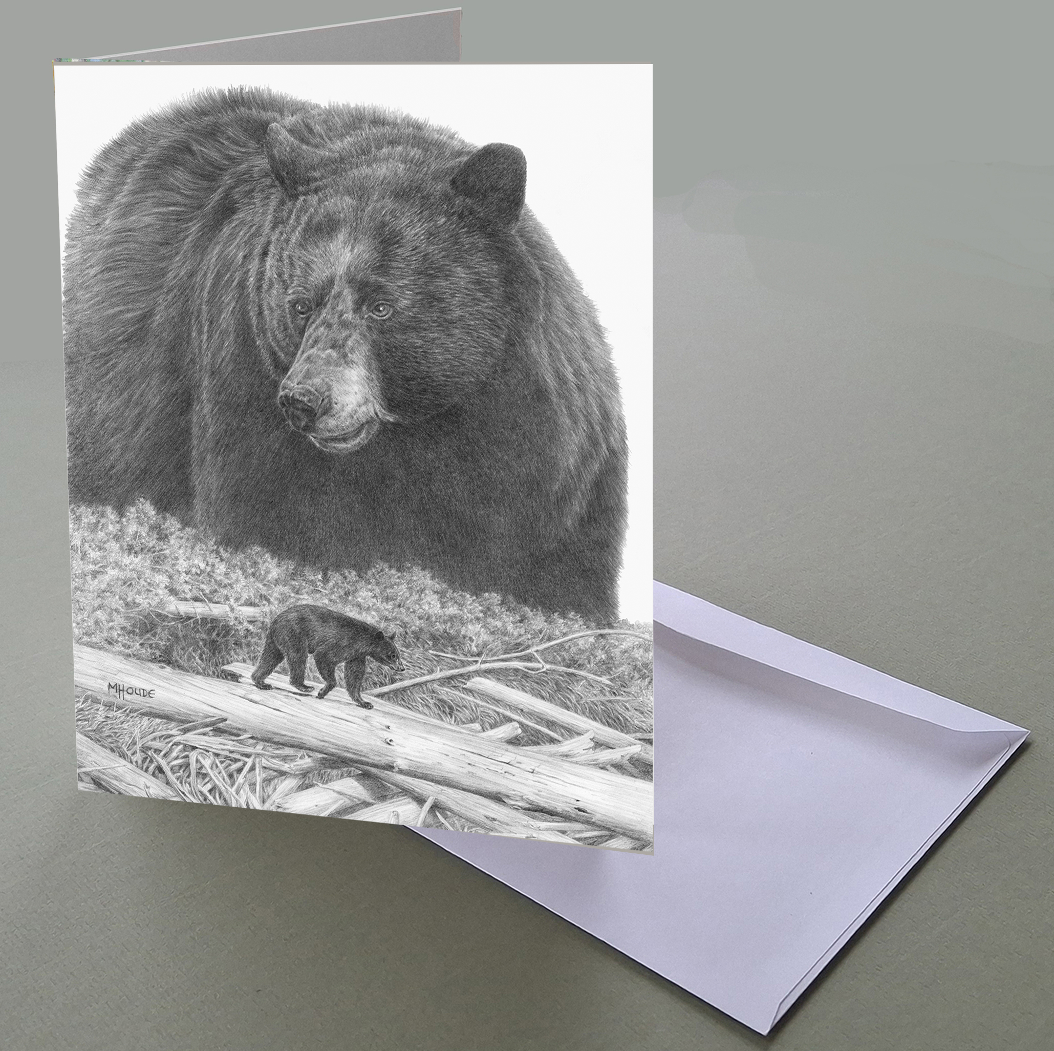 "Black Bear" - Art Card