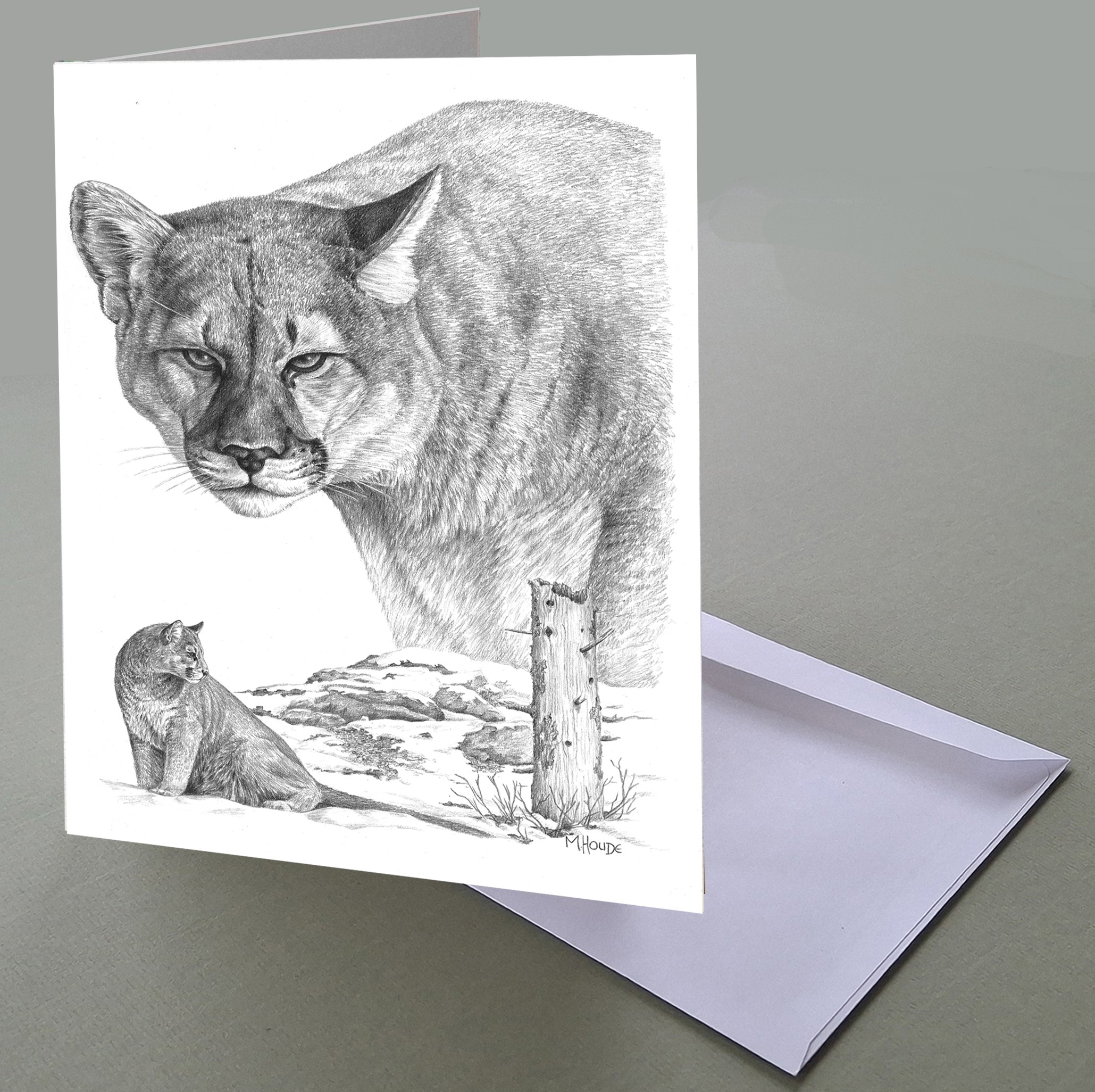 "Cougar2" - Art Card