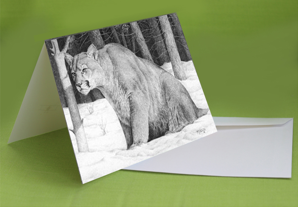 "Cougar" - Art Card