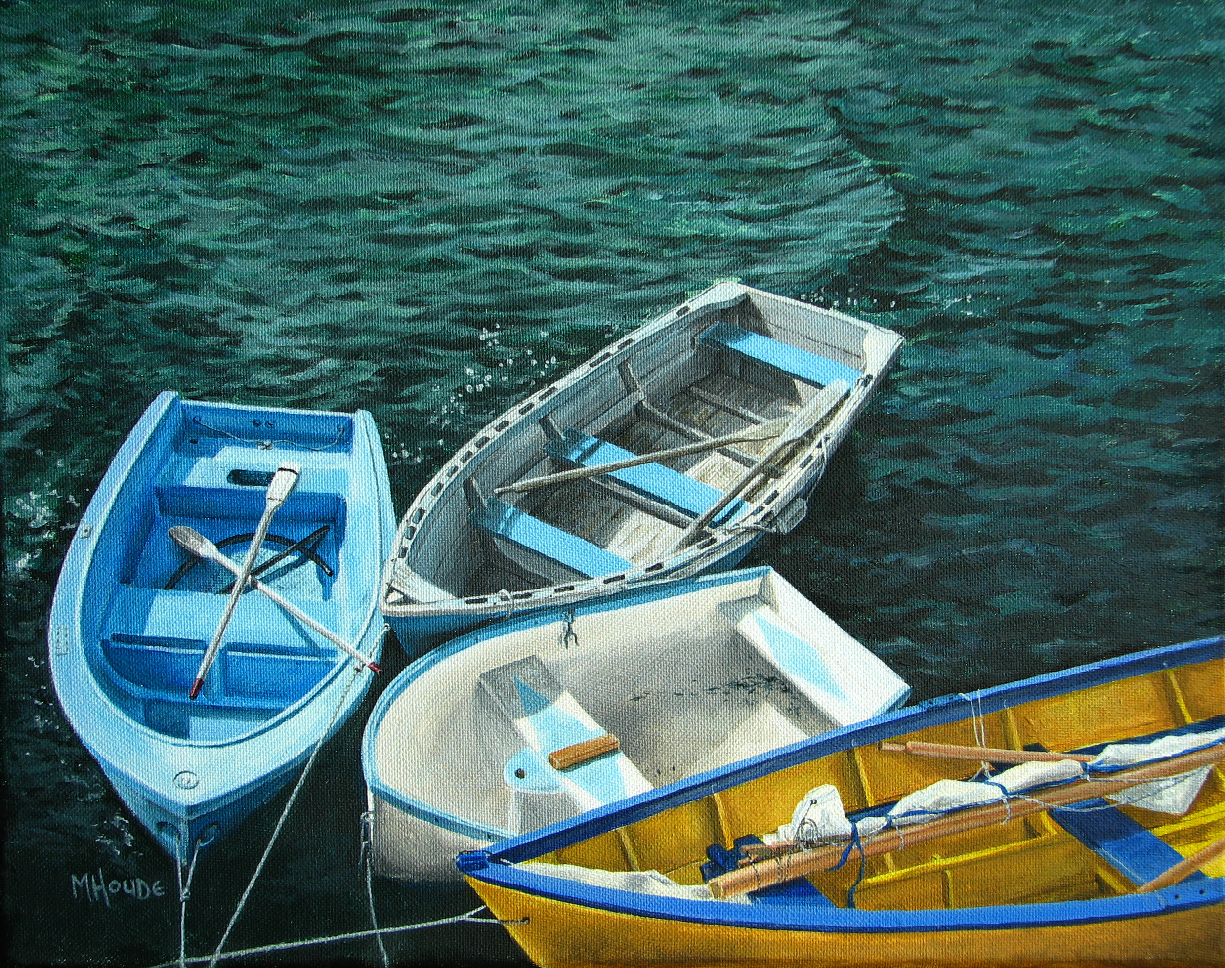 "Lunenburg Boats" - Artist Print