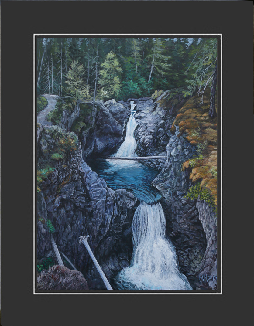 "Little Qualicum Falls - Art Print"