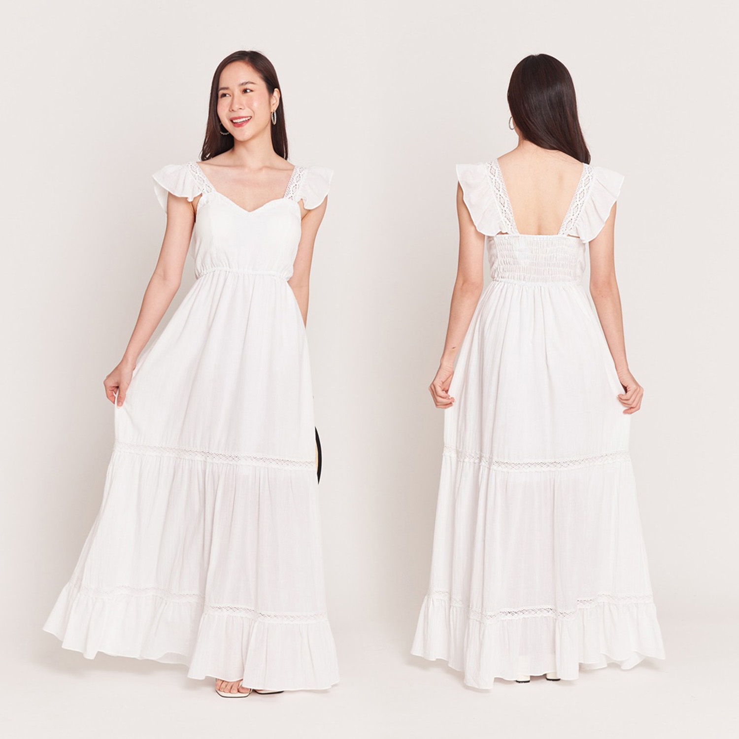 White Cotton Dresses