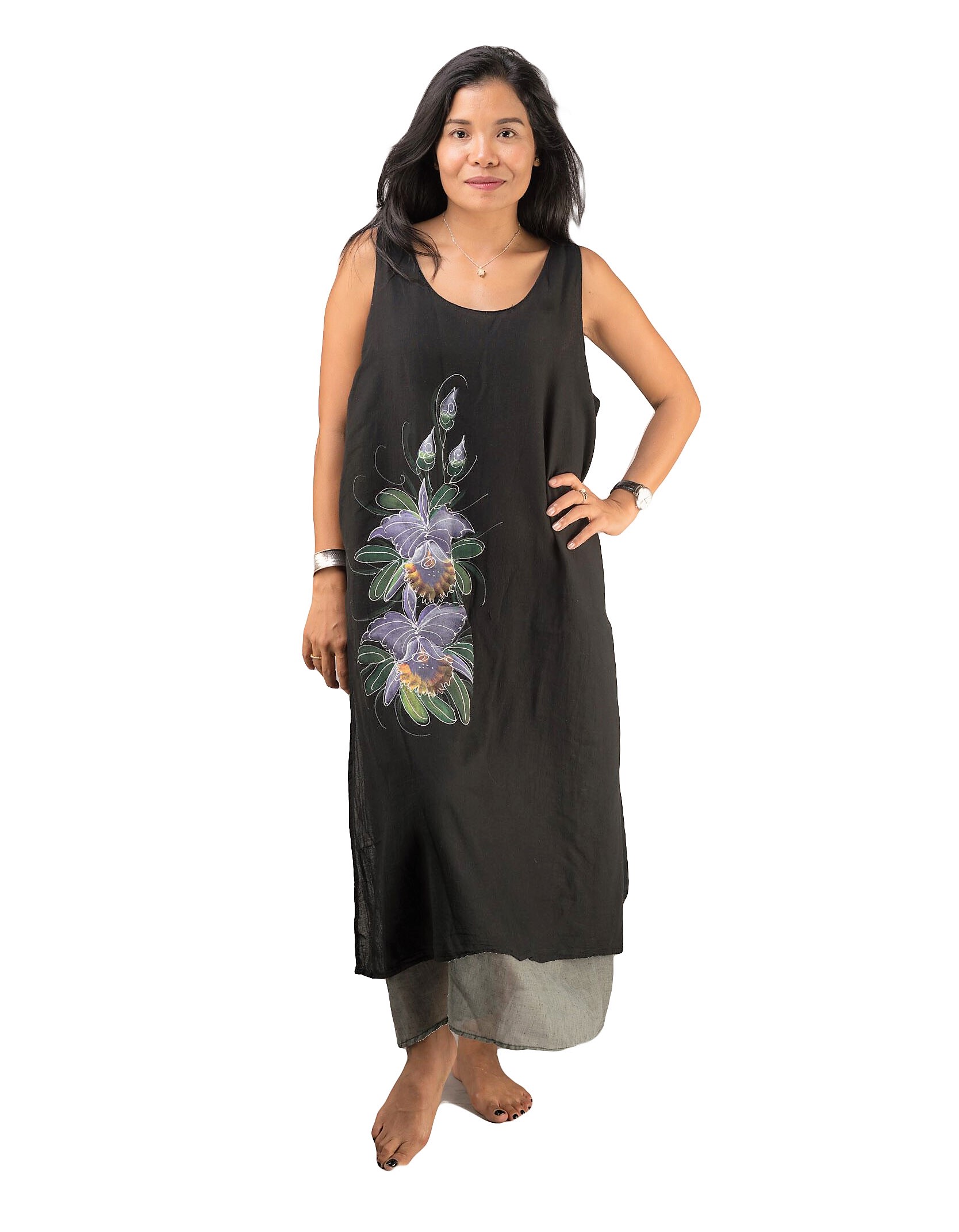 Black Cotton Dress