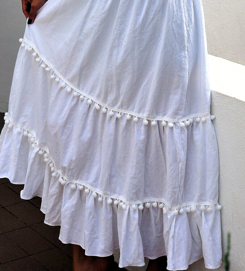 White Maxi Skirt