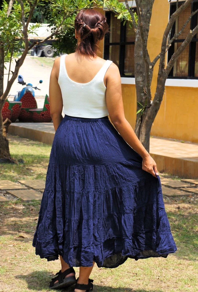 Navy Blue Skirt