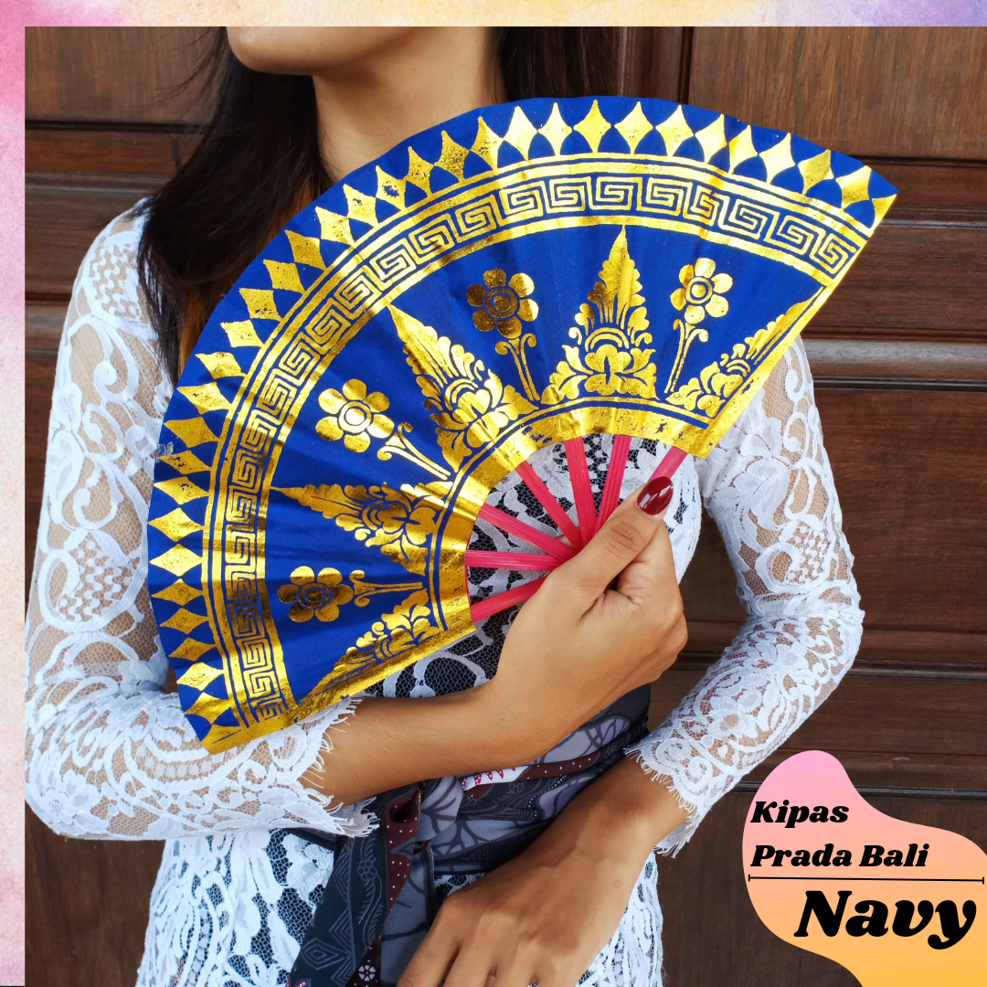Kipas Prada Khas Bali 22 cm Untuk Menari