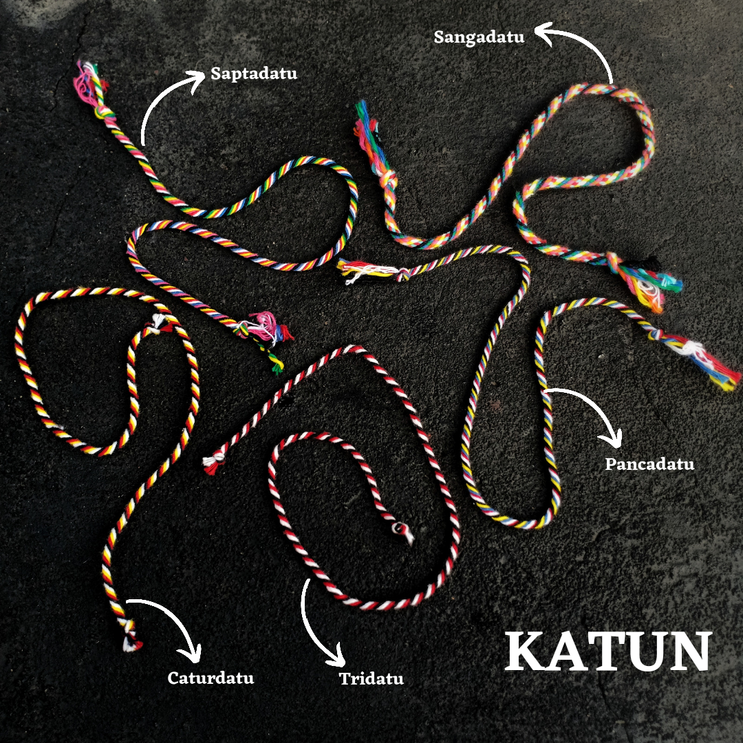 THE TRUE ORIGIN Gelang Asli Khas Bali Model Ikat Sendiri Bahan Benang Woll & Katun