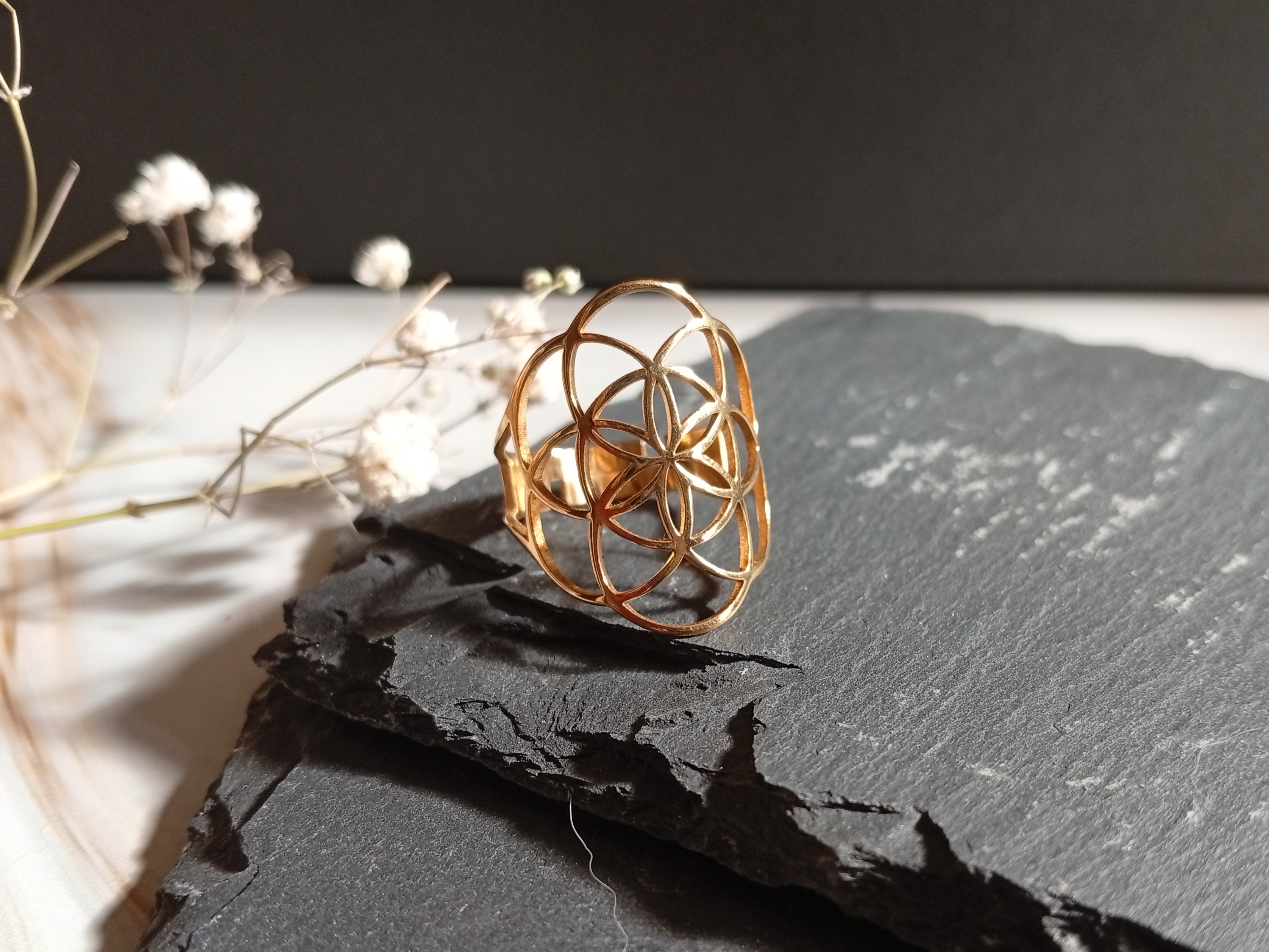 Edelstahl-Ring "Prana"